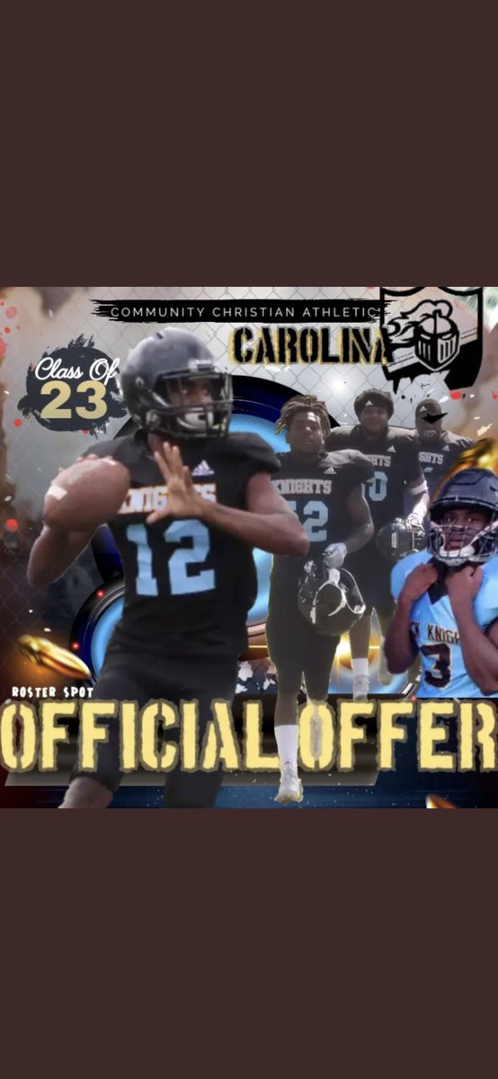 Blessed To Recieve My First Offer To Community Christian @ccblackknights <a href="/CCHSCoach5/">Craig Puckett</a> <a href="/RecruitGeorgia/">Recruit Georgia</a>