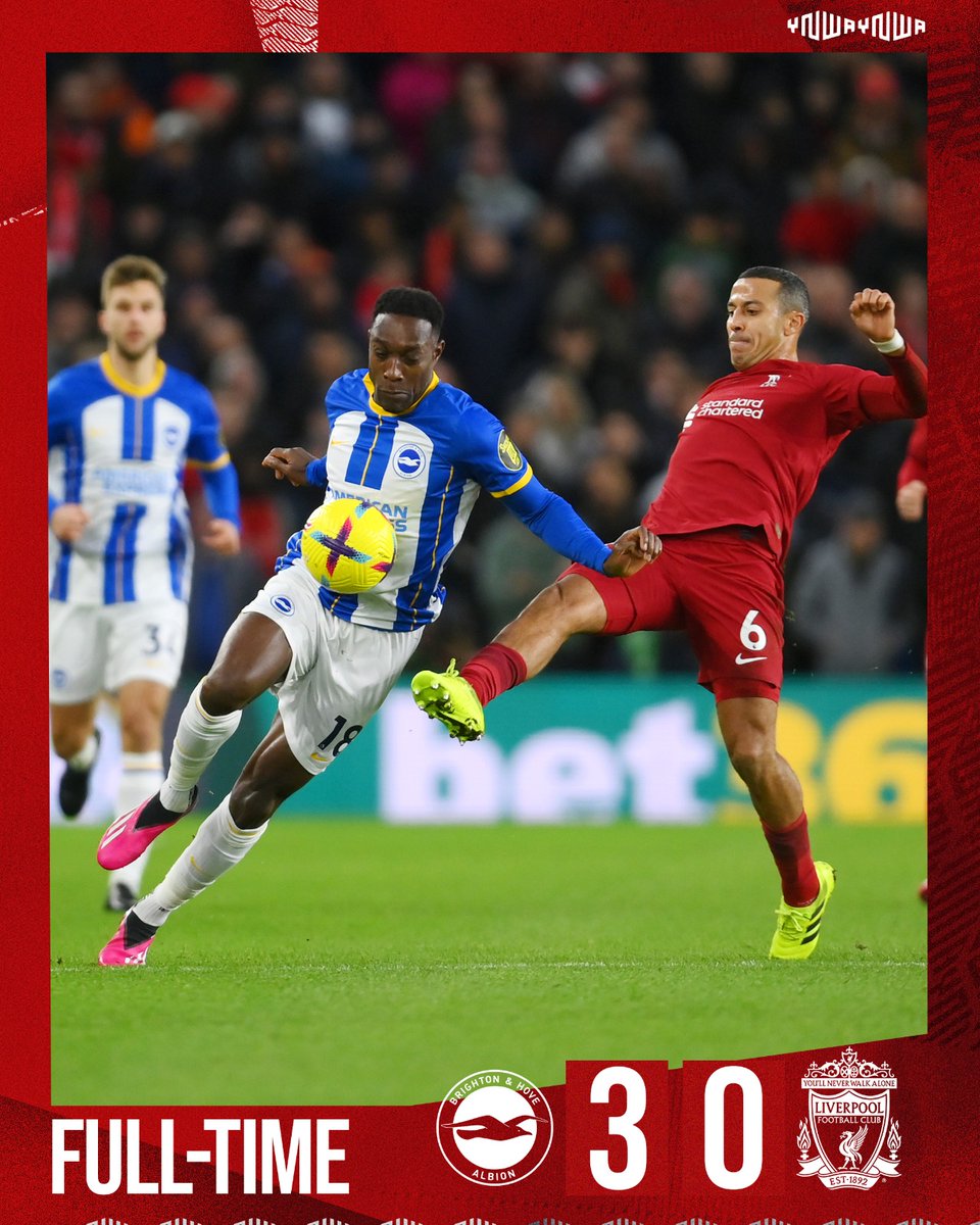 LFC's tweet image. Defeat.