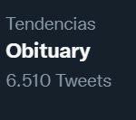 DiscosDeath's tweet photo. 🤘#Obituary han conseguido ser TENDENCIA en Twitter, creo que esta comunidad de metaleros/amigos que hemos creado en Twitter... algo tendrá que ver 😉 
POR UNA MÚSICA QUE NOS UNE 🤘😈👊 ¡¡¡Larga vida al Metal Extremo!!! 
@obituarytheband 
🎧https://t.co/uXbDyOyVPV
#NowPlaying https://t.co/0S9Fva81Yq