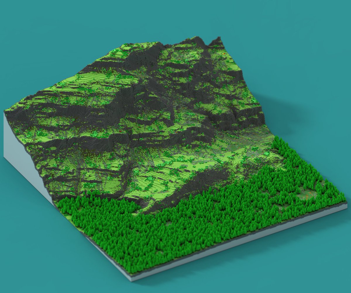 crystvlforest's tweet photo. Terrain udpates 

#Minecraft
#Minecraftidb
#minecraft建築コミュ 
#Terrain #Worldmachine https://t.co/dgDKUZxSOx