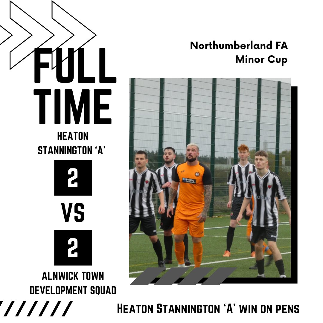 DevSquad_ATFC's tweet photo. Hard lines for our side who were on top for much of their @NorthumFA Minor Cup tie with @HeatonStanA1 but fell to defeat on penalties.

A good game for the neutral, and great to see two young squads playing the right way-eight 16 year olds in the two squads.

#ATJFC #ATDS #Result https://t.co/8mNHGVp8Tw