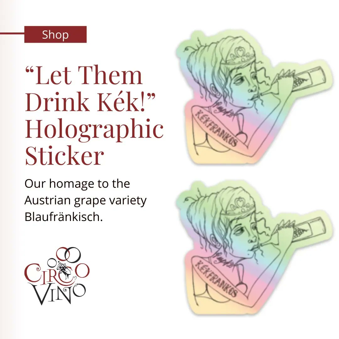 Our homage to the Austrian grape variety Blaufränkisch which is also known as Kékfrankos in Hungary. Our modern day Austro-Hungarian princess says “Let Them Drink Kék!”

Purchase it here: buff.ly/3jVVnJT  

🍷 #circovino #withthewinecircus #wine #wineimporter #winelover