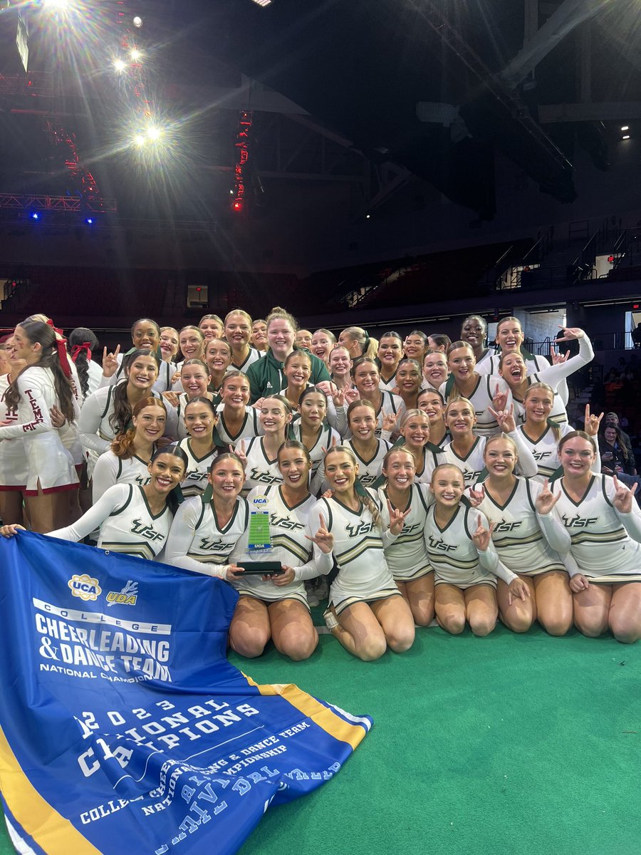 UCAupdates's tweet photo. All Girl Division IA Game Day Awards - Gold Medalist:

University of South Florida 

#UCAnationals https://t.co/e1T9jAOll4