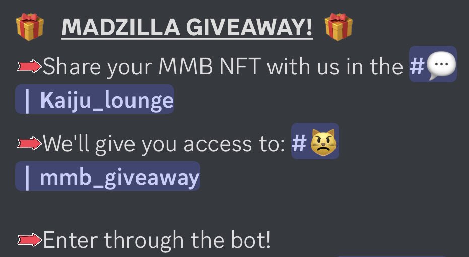 KAIJU_OF_CRONOS's tweet image. Hello! 
You have a Kat, this means you could win in our server, as we’re giving away 15 of our #MADzilla NFTs! 👀

This is for any #CROFam who own a @MadMeerkatNFT!

#MAD #CRO #NFT #KAIJU