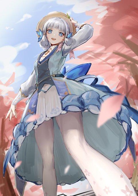 绫华新装扮😘

#神里绫华 #ayaka 
#原神 #GenshinImpact 