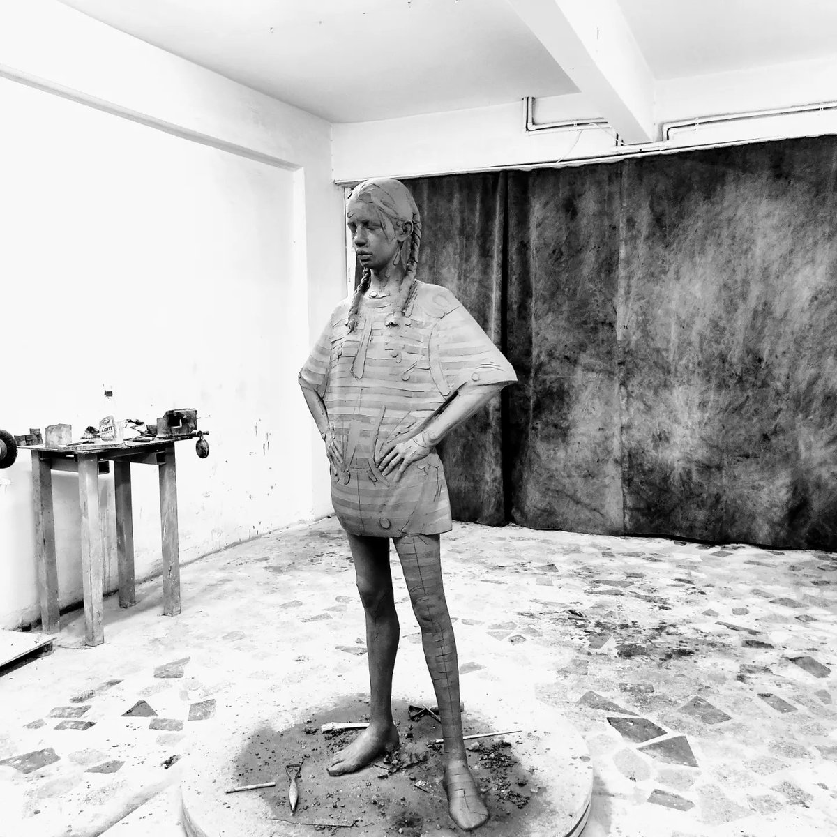 mhtaydin's tweet photo. Correlation, (clay) 170x80x40 cm.2023 https://t.co/kDW5El5aO0