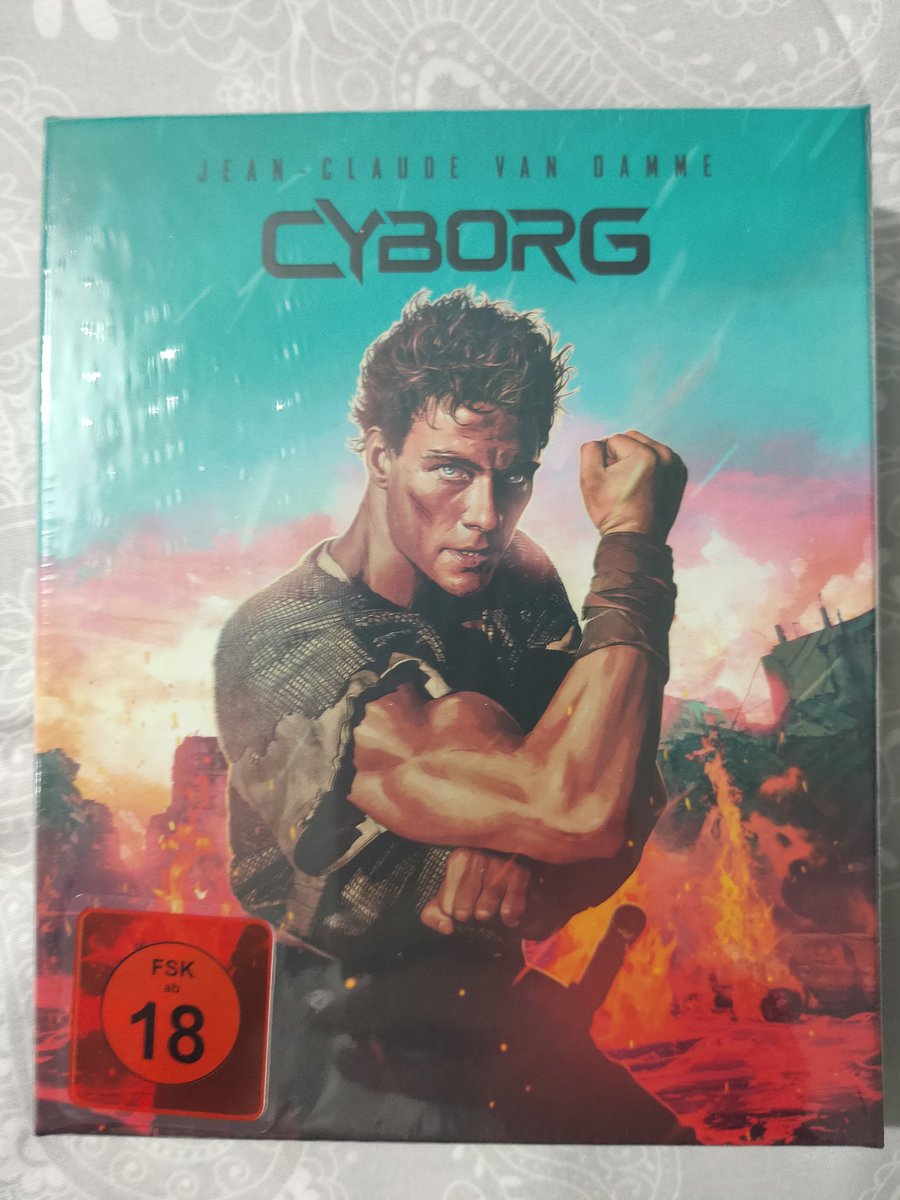 Neilbyrne's tweet photo. New #bluray arrival today from another perfect Group Buy by @media_psychos & securely delivered in usual bullet proof style by the awesome @Zscarl25
This time it's the amazing looking #KochFilms #Cyborg LE which comes with the Pyun Cut as well https://t.co/C2zGMUyE3Y