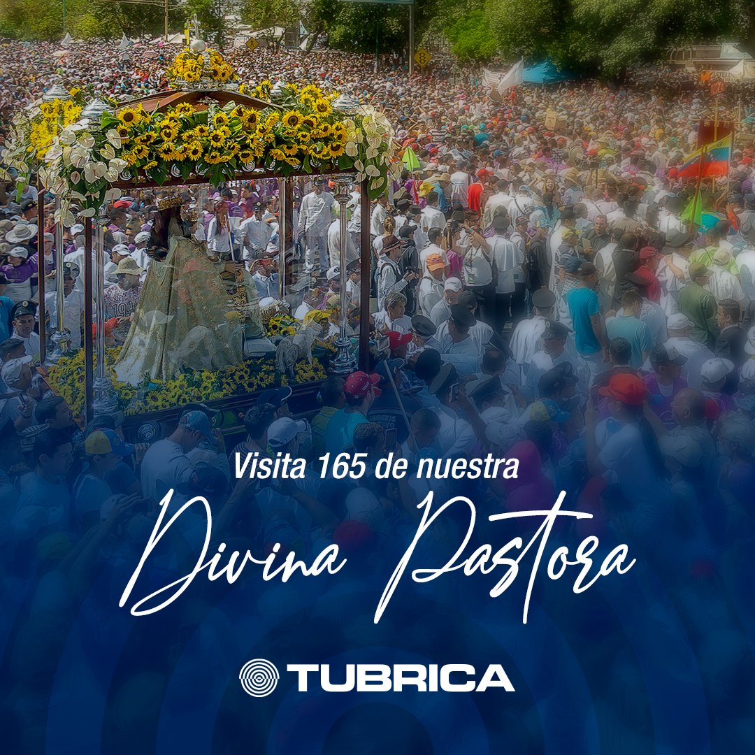Tubrica's tweet photo. Luego de una pausa de dos años debido a la pandemia, nuestra Divina Pastora recorrerá nuevamente las calles de Barquisimeto, y hoy como empresa arraigada en nuestra región celebramos con devoción su visita.

#divinapastora #visita165 https://t.co/t7cJYAa8Kb