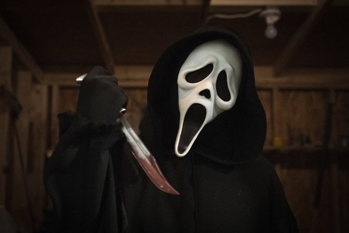 finalboytristan's tweet photo. SCREAM (2022) was officially released ONE year ago today! Happy 1st birthday to the fifth movie in the franchise. 🔪🩸 https://t.co/oFgxvUyKAi