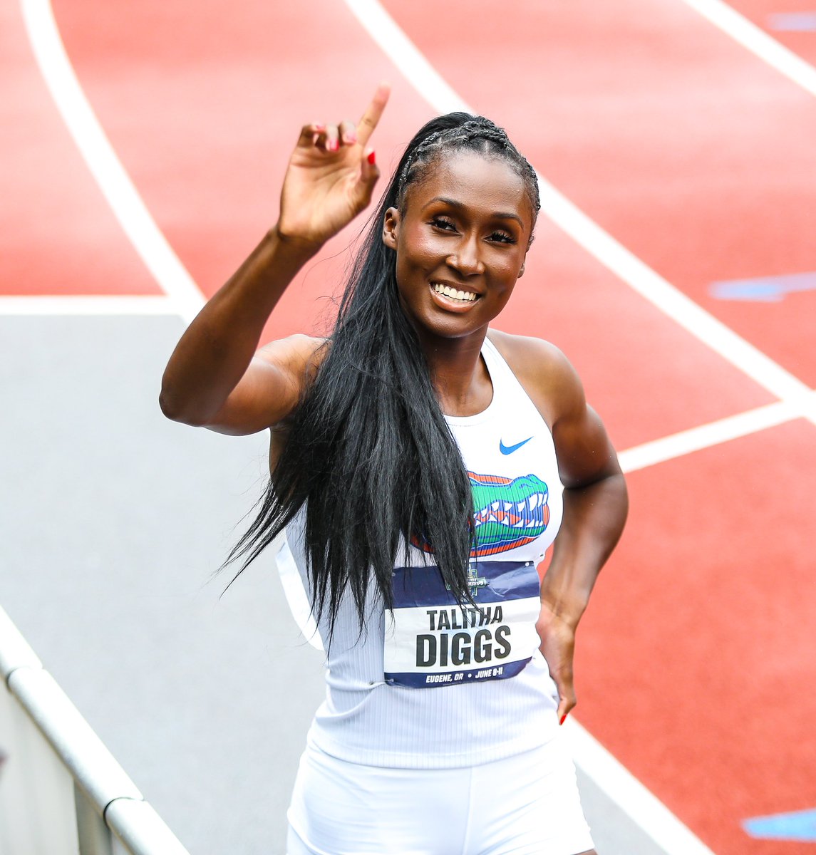 Talitha Diggs of <a href="/GatorsTF/">Gators Track and Field & Cross Country</a> breaks the Florida school record in the 300m and ties Sydney McLaughlin’s #3 all-time collegiate mark of 36.12!!!