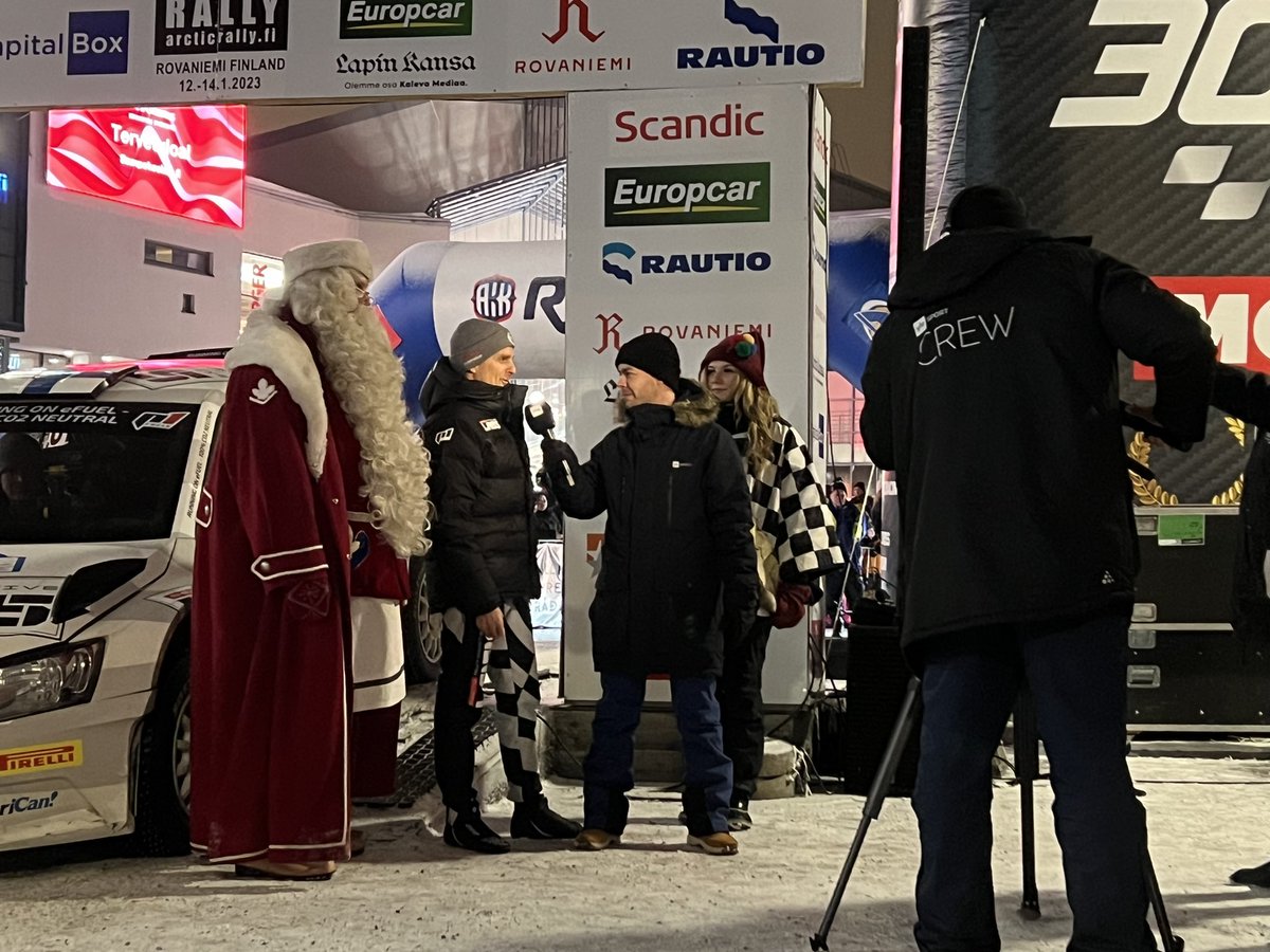 rallyplus's tweet image. 【けいこのホゲホゲFRC＠フィンランド日記】途中でトラブルに見舞われながらもヘイキ・コバライネン/ミーカ・アンティラ組も無事完走。

「スリッパリーな路面はやはり難しい。ターマックの方が慣れている。グラベルとスノーはもっと走らないと」

#wrc #wrcjp #ArcticRally #hogefrc #WRCチャレンジ