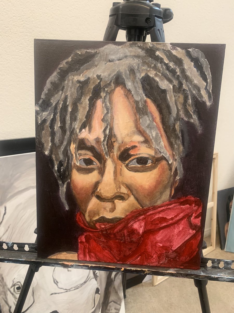 QueenOfArtsLV's tweet image. #PaintingInProgress - continuing to work on ”Young Whoopi” 11”x14” portrait study today 😊

#QueenOfArts #LasVegasArtist #PortraitArtist #Portraitart #acrylicpainting #WorkInProgress #creativeprocess #contemporaryart #contemporarypainting #paintingoftheday