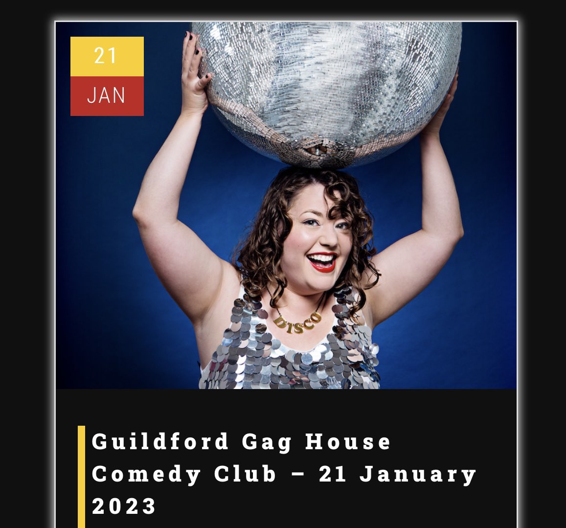 Only 20 tickets left for our Guildford club on 21st Jan at The Star Inn.