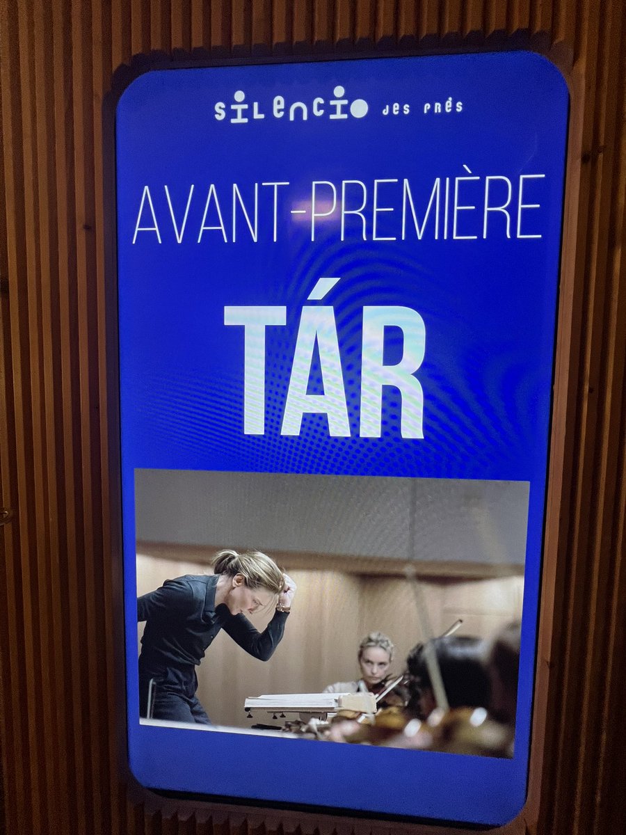 dhboutin's tweet photo. Allez voir ce film ! TÀR réalisé par Todd Field avec une sublime Cate Blanchett et incroyable Noémie Merland 🤩👏🏻 sortir le 25.1 #mostradevenise https://t.co/vujstUgHAA