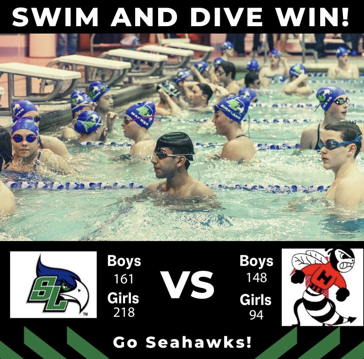 SeahawkSports's tweet photo. Last night in the pool…
@SouthLakesSwim defeated the Hornets. #swamfast 🦈 
📸 courtesy SL Swim/Dive IG https://t.co/EC5m6dZW9M
