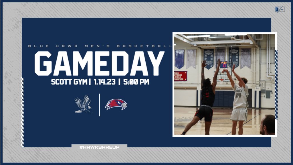 dsubluehawks's tweet photo. πBlue Hawk Men's Basketball Game Dayπ
π
1/14/23
π Scott Gymnasium
β° 5:00 PM (MT)
π Viterbo University
πΉ https://t.co/bSqisugpgj
π https://t.co/XhbY1KDQhl
ποΈ https://t.co/yFR5264B23
Read up on the weekend hereβοΈ
https://t.co/pZTtgJRUjN
#HawksAreUp x #BlueHawkMBB https://t.co/arBgr1EqSa