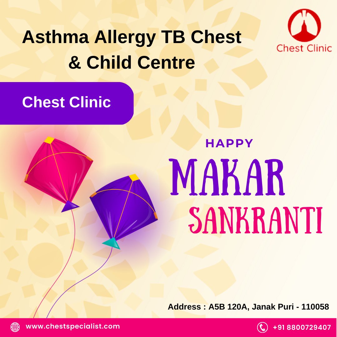 AsthmaChest's tweet photo. May the festival of Makar Sankranti be full of lots of kite flying and happy moments with your friends and family!
HAPPY MAKAR SANKRANTI
.
.
.
.
#makarsankranti #pongal #sankranti  #lohri #festival #india #indianfestival #chestclinic #chestspecialist https://t.co/1FpaeZ4cDm