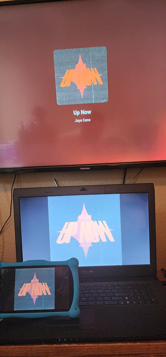 Kirettv's tweet image. Tablet streaming @Jayecane along with YouTube music on the laptop and TV and spotify on my phone! #UPNOW get those Playlist streaming yall go on to his youtube a sub and follow as well as his Insta and if you haven't heard go sub on his Twitter and become a #SUPERFAMILY 🐺🐺🐺