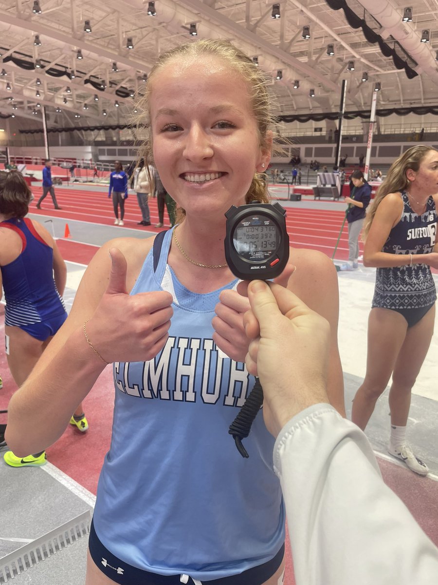 What a start for Alyssa Rafuse!

I’m so proud. Injuries ruined last outdoor season and it was a lonnnng journey back through the fall. 

Opening the indoor season in a lifetime PR (5:13.47) is a testament to her work ethic and her will. #rolljays
