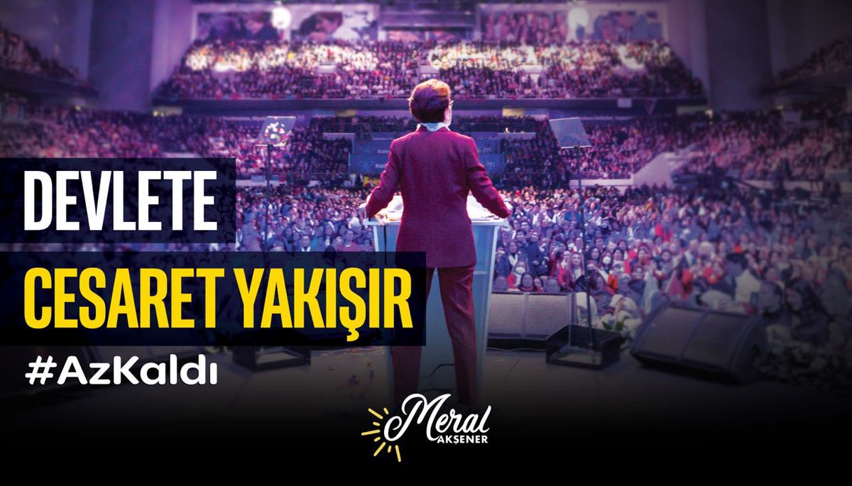 CahideOzsarac's tweet photo. Adalet, Ciddiyet, Samimiyet, Merhamet, Cesaret, Millet, Liyakat ve Başbakan İYİ Parti ile gelecek.

#AzKaldıGeliyoruz https://t.co/iM6E3ufn1C