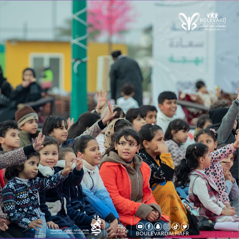 BOULEVARDALHAFR's tweet photo. مستمتعين أطفالنا في مسرح الطفل 
المستمر طوال أيام الأسبوع 🎭🤍
في #بوليفارد_حفرالباطن 

حياكم الله 😍 https://t.co/tg1FsVj4om