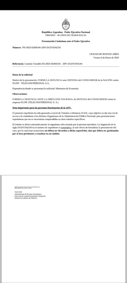 DrConsumidorArg's tweet photo. 💥IMPORTANTÍSIMO 💥
A pedido de la gente logramos que la Asociación @consuaccionok presente una denuncia colectiva en @DNDConsumidor contra @PersonalAr @PersonalFlow_At x incumplimiento al TRATO DIGNO!

Viralicemos esto, Rt, señales de humo, TODO para que sancionen a esta gente https://t.co/IsDhHH3a1D