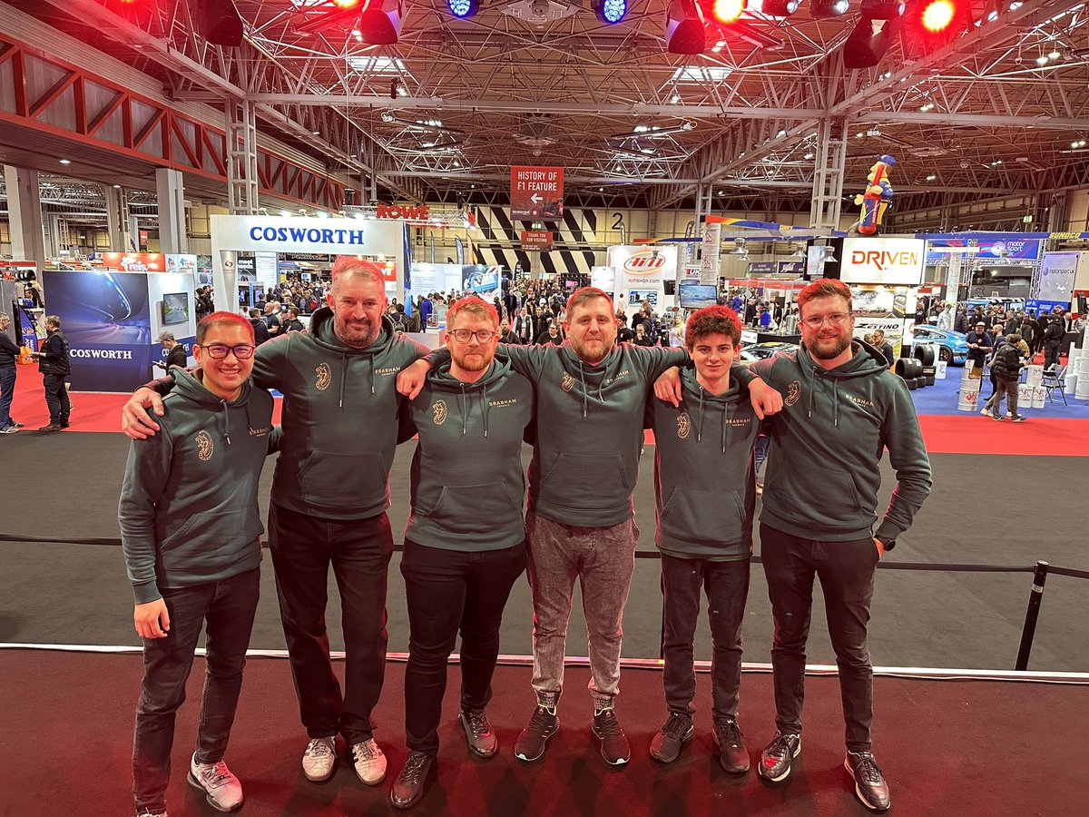 brabsracer's tweet photo. Busy day @Autosport_Show with the Brabham Esports team, then off to the @LeMansVirtual 24hrs hub @SilverstoneUK. #brabham #brabhamesports #LeMansVirtual #LeMansEsports #esports https://t.co/TrnTKYXkdL