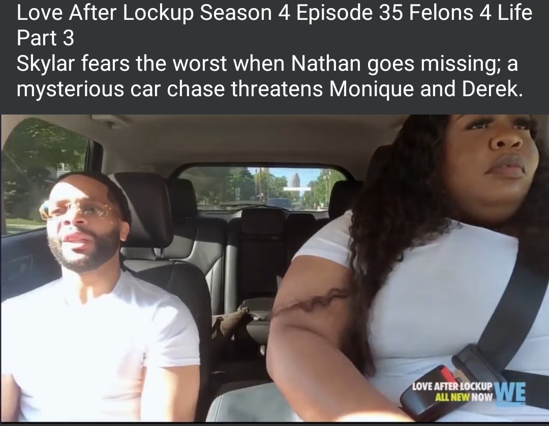 These 2 right here are something else. Monique is so unlikable. What y'all think about this #loveafterlockup couple? I think lil dude needs to find someone a whole lot less controlling. Big girl stays on the bullshit. She really needs to call #DrNow and worry about her weight