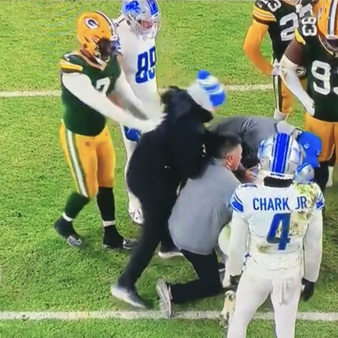 Jamaal Williams got fined more for being too sexy than Quay Walker did for shoving a Lions athletic trainer.

Detroit vs Everybody.