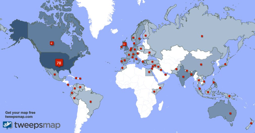 I have 2 new followers from Canada, and more last week. See tweepsmap.com/!PHLane