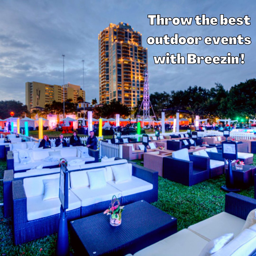 Breezin_Events's tweet photo. January is the perfect time of year for an outdoor event when its not too hot here in Florida! Breezin' can help you find the perfect furniture for your outdoor event! 

#BreezinEntertainment #Event #Tampa #Florida #Summer #Entertainment #Party #OutdoorFurniture #EventFurniture https://t.co/kDCcSlcRYi