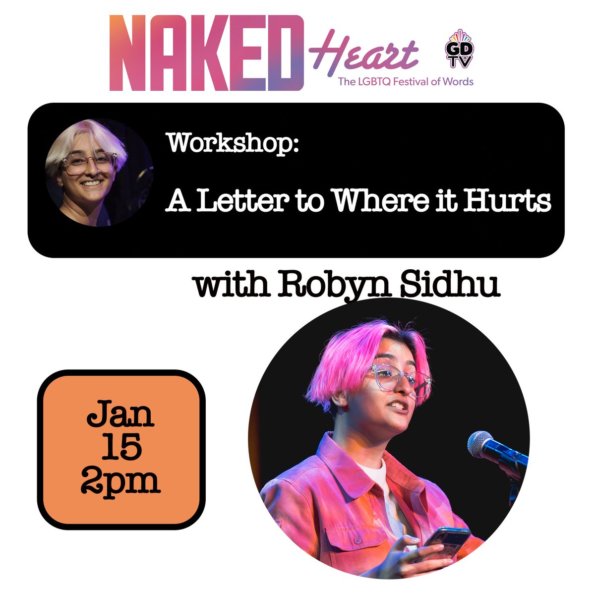 TOMORROW (Sunday) at 2pm EST, we have another free online workshop. Robyn Sidhu guides us through a writing workshop that takes the letter that hurt us and reworks them into something healing.
Free! eventbrite.ca/e/workshop-a-l…