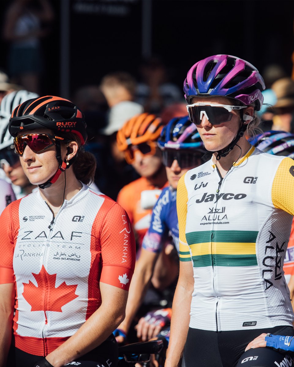 Today we make history 💪 It will be the first time the women will race at UCI WorldTour level - the most elite level of road cycling 🚴‍♀️ Put your game faces on, it's time to see which riders will race into the history books 🙌 #TourDownUnder @UCI_WWT