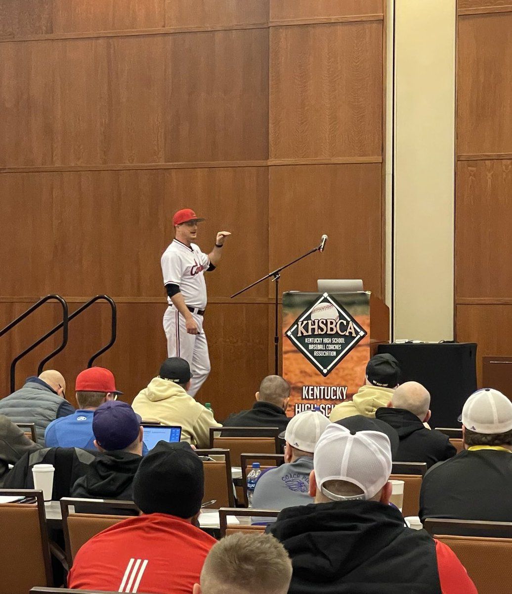 caldwell_tigers's tweet photo. Fantastic weekend in Louisville for the @kyhsbca coaches clinic. Tons of great information and resources presented from some of the best. Can’t wait for next year! https://t.co/XarChWfsox