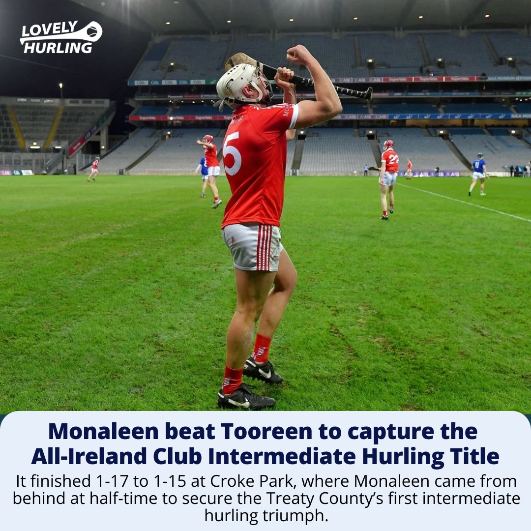 _LovelyHurling's tweet photo. Monaleen All Ireland Club Intermediate Champions! https://t.co/MTGTC0P1LA