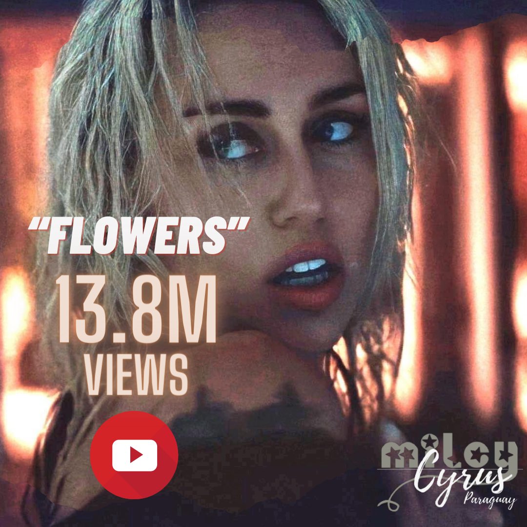 mileycyruspy_'s tweet photo. 🚨 ¡EL MEJOR COMEBACK!

- El video musical de "Flowers" debutó con 13.8 MILLONES de visitas durante las primeras 24 horas en YouTube. https://t.co/c5XnBGIIo3