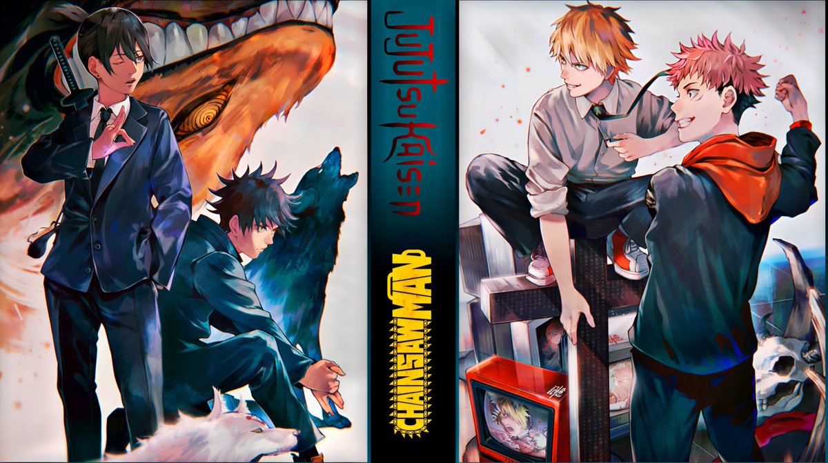 Z3RO_GRAVITY_'s tweet photo. If u a Jujustu Kaisen or Chainsaw Man fan interact with this https://t.co/FMupYCJLIF