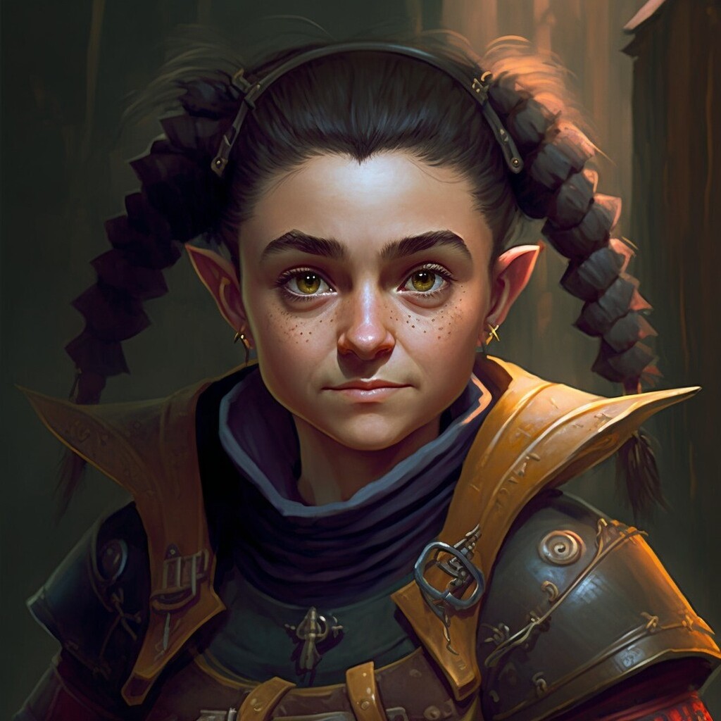 saivingthrow's tweet photo. Halfling assassins are often a success due to being completely overlooked.

#dnd #aiartcommunity #character #rpg #portraitart #ai #isitthursdayyet #criticalrole #conceptartist #fantasyart #characterdesign #aiart #aiportrait #midjourney #midjourneyportrai… https://t.co/PRgrjjlp12 https://t.co/fdDSR3mtGh