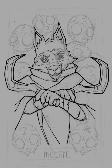 creed_zachary's tweet photo. I think there's enough people who have seen the movie for me to post this. anyway, here's a WIP of Lobo from #dreamworkanimation 's Puss in Boots: The last wish. Gonna also make one for the rest https://t.co/0XZSwvXwAE