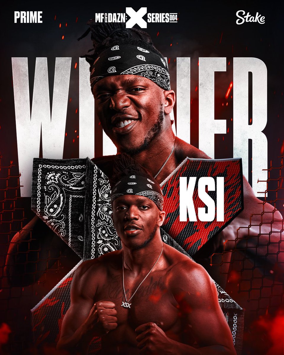 MisfitsBoxing's tweet image. 🧨 𝐊𝐒𝐈 𝐃𝐎𝐄𝐒 𝐈𝐓 𝐈𝐍 𝐎𝐍𝐄 🧨

That was incredible from @KSI 🔥

#KSITemper | @PrimeHydrate | @Stake