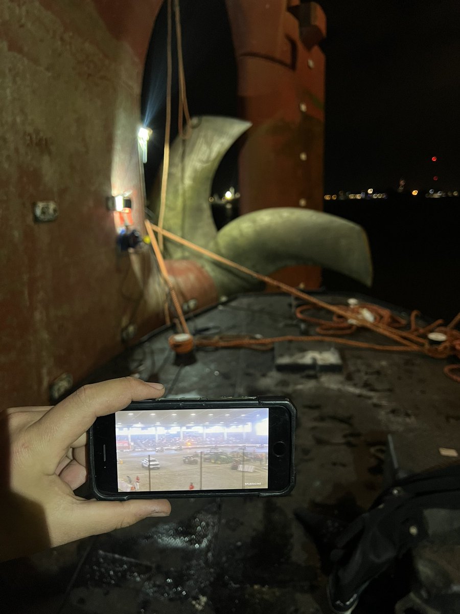 Watching <a href="/cbnationals/">Chili Bowl Nationals</a> on <a href="/FloRacing/">FloRacing</a> during the nightshift in Amsterdam #tweetyourfloseat