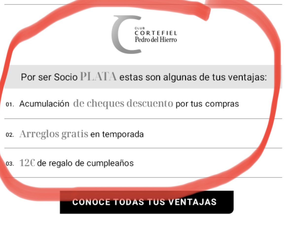 Alvarogarci10's tweet photo. @Cortefiel_es No pone nada de “gasto mínimo de 100€ al año https://t.co/czPdY4nXFN