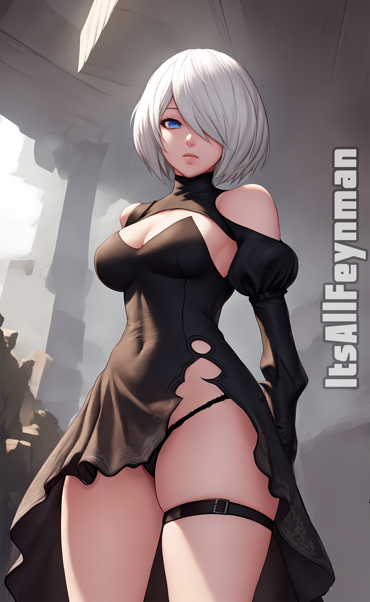 ItsAllFeynman's tweet photo. Toobee #2B #NieR:Automata #android #robotgirl #魅惑のふともも #安産型 #おっぱい #おかっぱ #digital #robot https://t.co/Jt9kQTkH3O https://t.co/itgQ8YIhzU