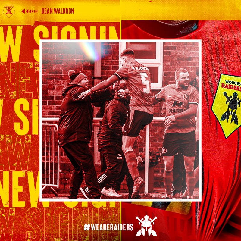 𝙒𝙖𝙡𝙙𝙧𝙤𝙣 𝙧𝙚𝙩𝙪𝙧𝙣𝙨 ✍️

Worcester Raiders are delighted to announce the return of Dean Waldron! Dean was a part of our 2018/19 promotion winning side to Step 6 and is formerly of Worcester City and Stourport Swifts!

Welcome back, Dean! 👋

#WeAreRaiders | #UTR