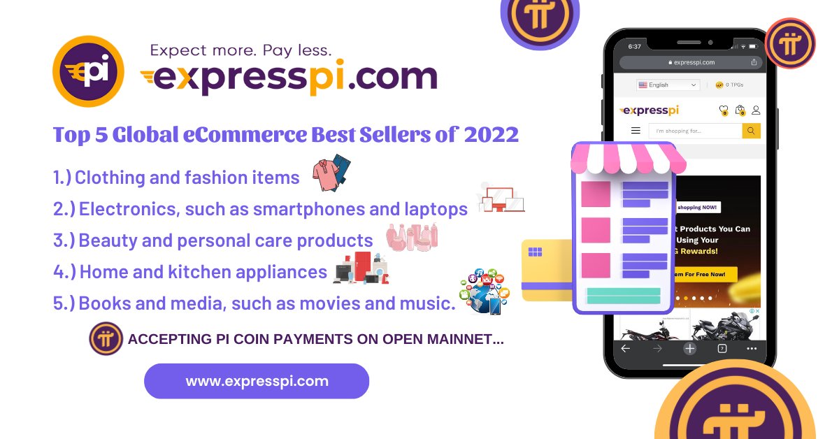 michael_ceo's tweet photo. 🛒 Top 5 Global eCommerce Best Bellers of 2022
👉 Join us at https://t.co/ZKJMt1CCSJ if you're looking for the latest ecommerce products.
𝛑 Accepting Pi coin payments on Open MainNet. 𝛑
#TPG
#PiNetwork
#PiPayment
#Bitcoin
#TrinityProjectGroup
#Stellar
#Picoin
#EpiMall https://t.co/g1gnayfj0r