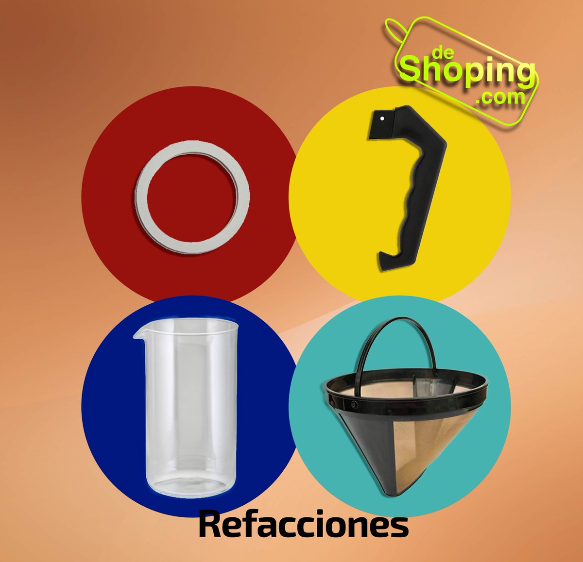 ☕🔥 Refacciones para Cafetera 
#Bialettu y #Turmix

▶ deshoping.com ◀