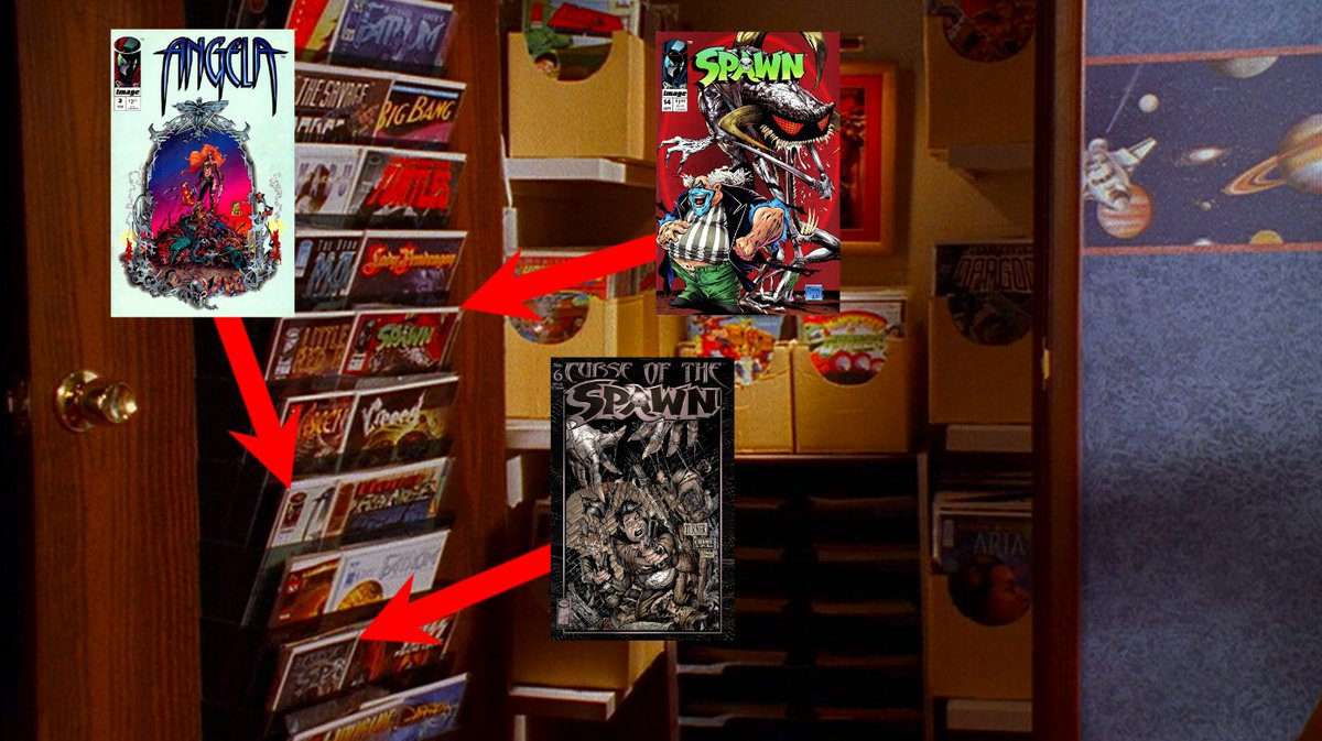 SpawnArchive's tweet photo. Spawn #14, Angela #3, and Curse of the Spawn #6 makes an appearance in the pilot episode of Malcolm in the Middle (2000).
#Spawn https://t.co/KWgTx6kBEV