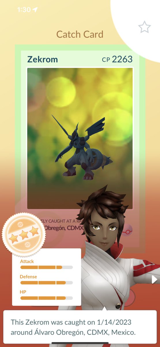 & after 83 freaking Raids! 
I finally got him!! ✨😬

#PokemonGOCode #PokemonGoRaids #ShinyPokemon #PokemonGo 💚