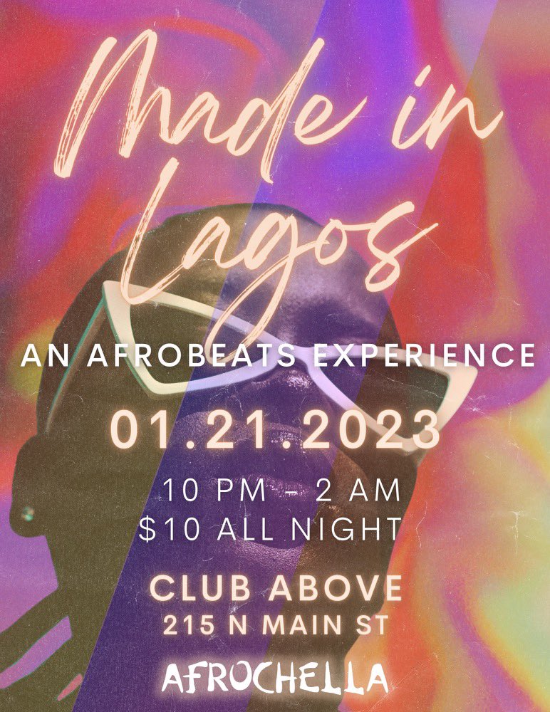 We heard you. We back at Club Above for the finale of AFROCHELLA, the H.E.A.D.S. x ASA Afrobeats Party y’all been waiting on. January 21st. 10pm. 🔥🎵