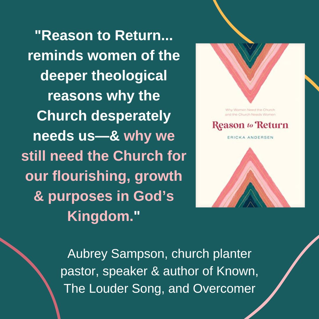ErickaAndersen's tweet photo. When we know the why, it all makes more sense. Thanks for this beautiful endorsement @aubsamp!
Will you pre-order now for yourself or a woman you know & love?
#ReasonToReturn #ChurchTwitter
https://t.co/legAbBIRYo https://t.co/aNC0XpjIZz